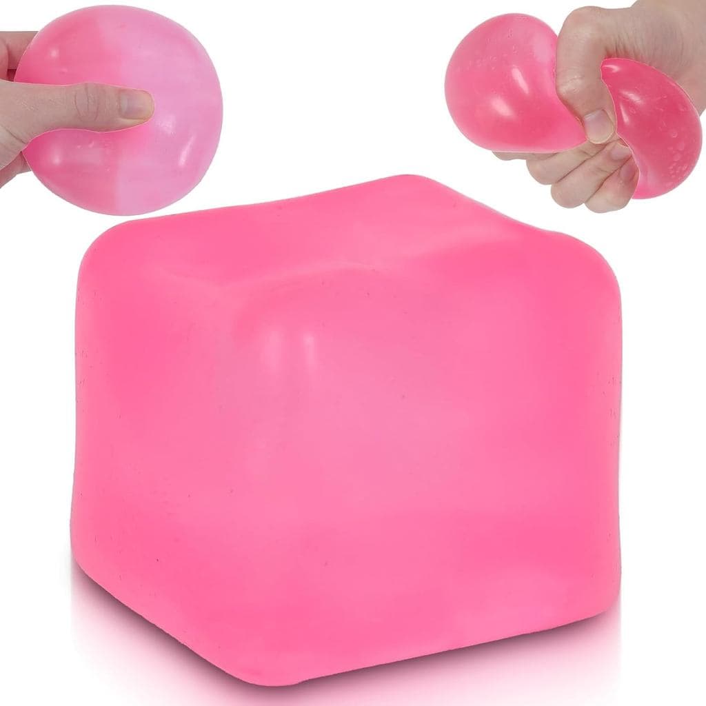 Brinquedo Squishy em Forma de Cubo de Gelo Grande 7cm (2,76 Polegadas), Squishies Grandes de Ascensão Lenta para Brincad