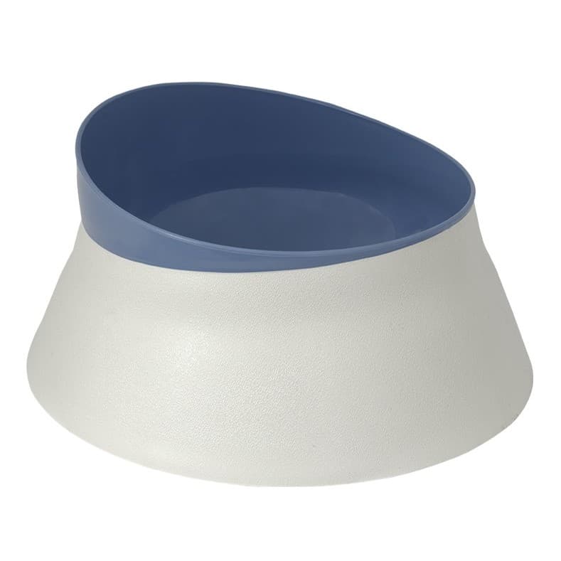 Comedouro Pequeno Azul P/ Câes E Gatos Familia Estimação