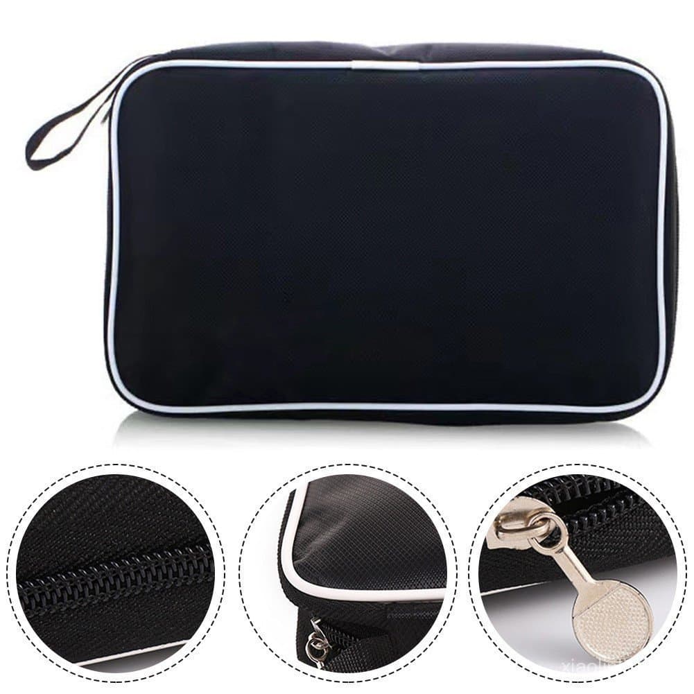 [LLMA] Raquetes De Tênis De Mesa Portáteis Bolsa Pás Retangulares Caso Armazenamento À Prova De Poeira