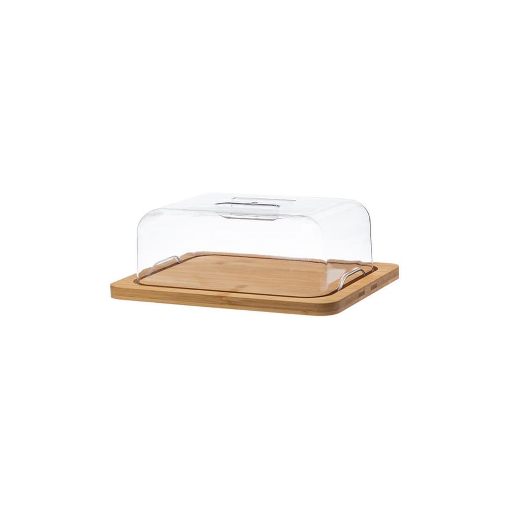 Porta Frios em Bambu com Tampa de Acrilico - Hauskraft