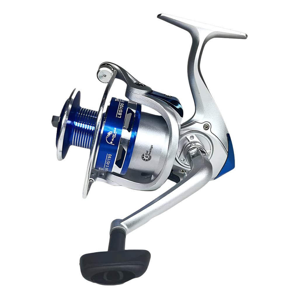 Molinete Pesca Th 2000 13 Rol. Drag 6kg Carretel Alumínio Alto Mar