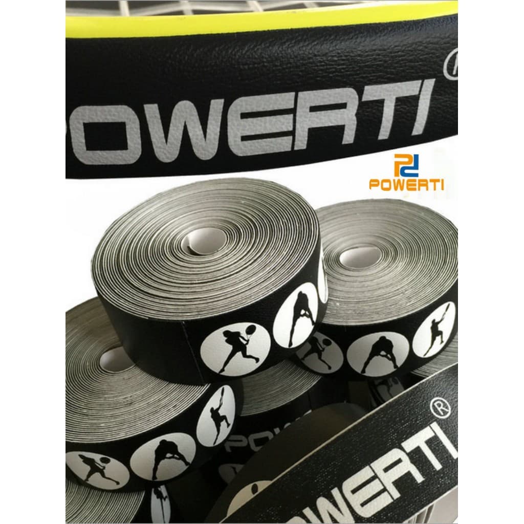 Genuíno POWERTI grande rolo grande placa raquete de tênis cabeça adesivo quadro protetor raquete fita ponderada raquete