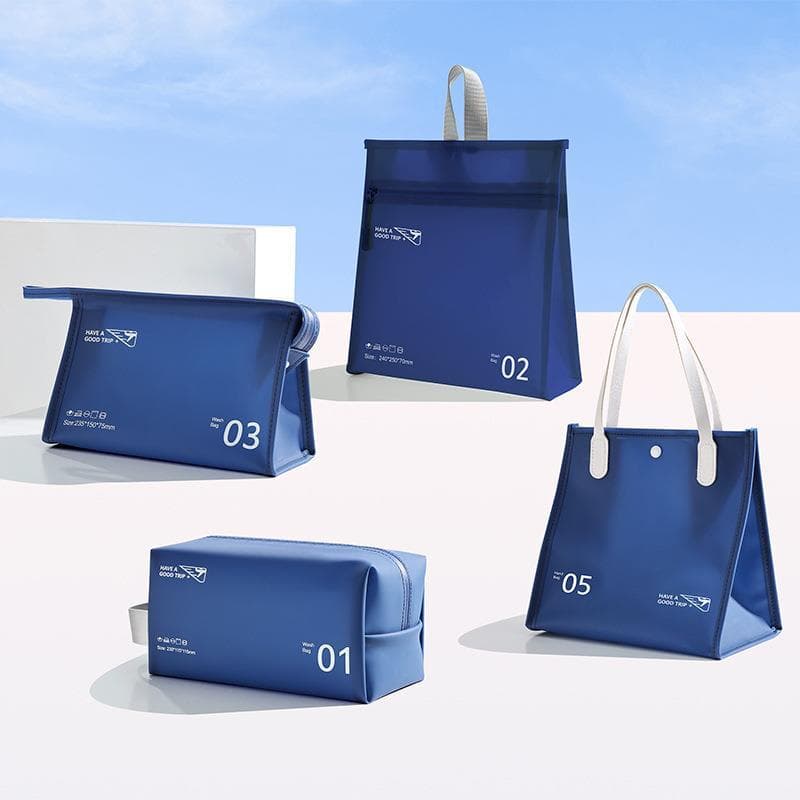 Japão Muji saco de natação à prova dwaterproof água zíper maiô calças saco armazenamento viagem feminino grande capacida
