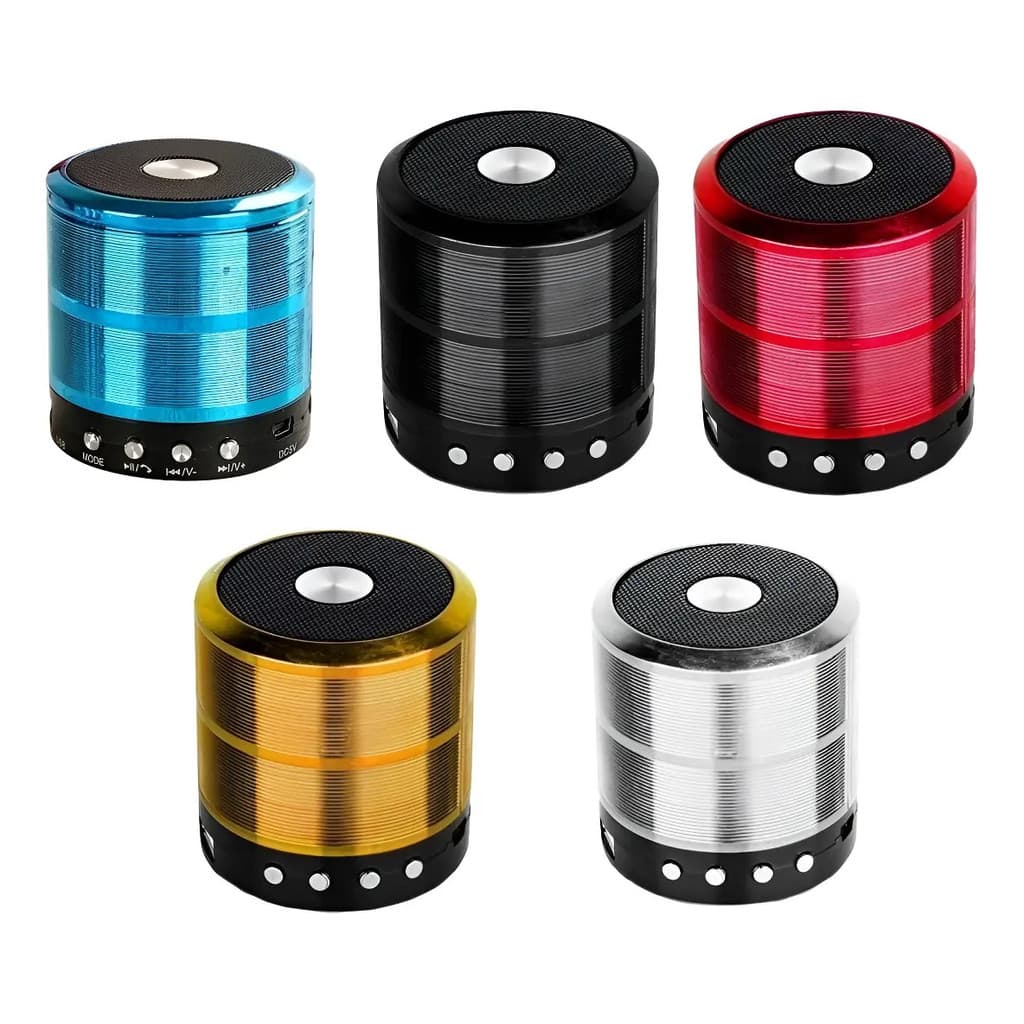 Kit 5 Mini Caixinha Som Portátil Bluetooth Revenda Atacado 5w