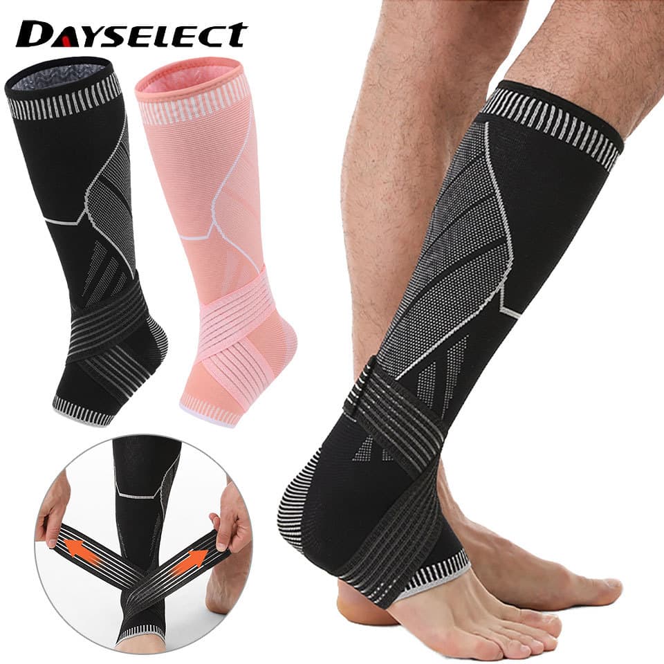 DAYSELECT 1 Peça Cinta De Compressão Esportiva Proteção Para Panturrilha Corrida Meia Elástica