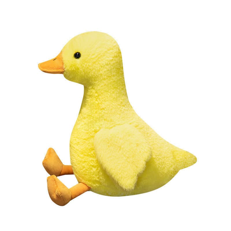 Grande Pato Amarelo Pingente De Pelúcia Pequeno Brinquedo Branco Bonito Boneca Casa Pendurado Ornamento Saco Decoração P