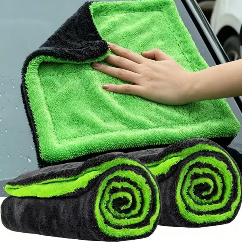 Pano De Limpeza Corporal De Veículo Microfibra Ultramacia-Toalha De Cuidados Com O Carro Forte Absorção De Água Durável