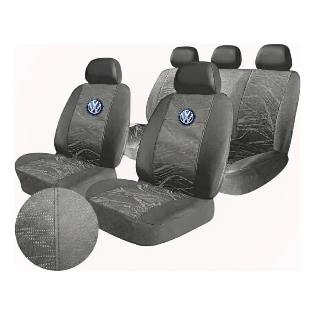 Proteção Para Banco Carro Jogo Capas Tecido Grosso Gol Voyage Polo
