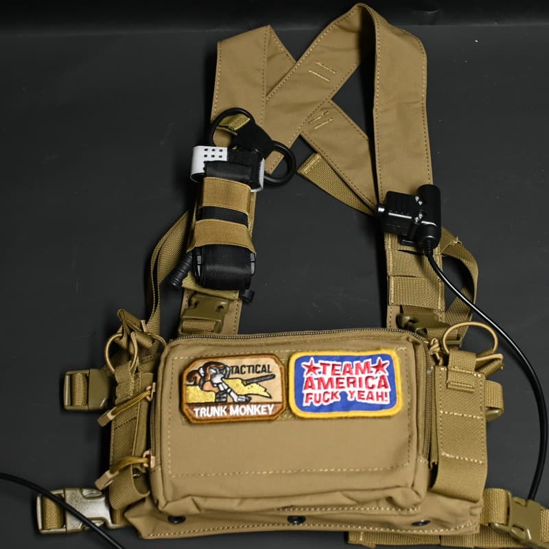 Colete tático de Nylon sem ladrão 500D leve para pendurar no peito D3CRM Real CS Abdominal CR03 Hard Shell