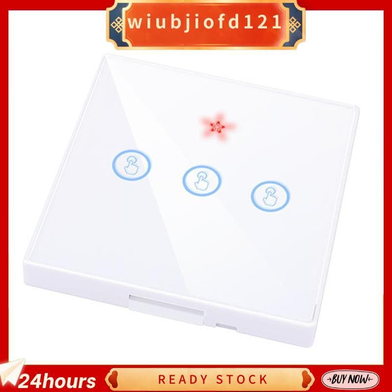 Casa Inteligente Interruptor De Toque Sem Fio Luz Elétrica 433Mhz Controle Remoto Painel Parede Botão Receptor Lâmpada L