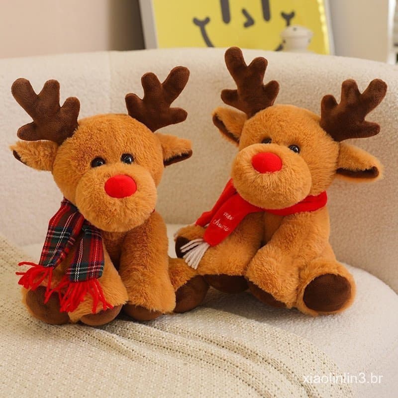 Natal Rena Brinquedo De Pelúcia Elk Presente De Para Crianças Brinquedos Decoração