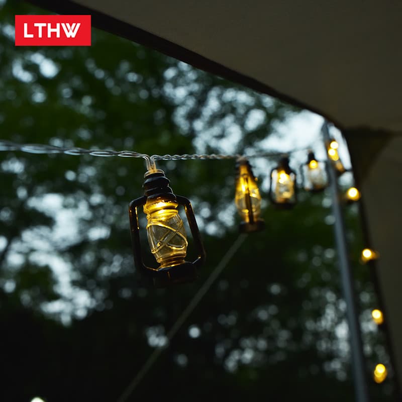 Lthw lthw atmosfera de acampamento luz LED Retro garrafa querosene luz ao ar livre tenda dossel luz decorativa acampamen