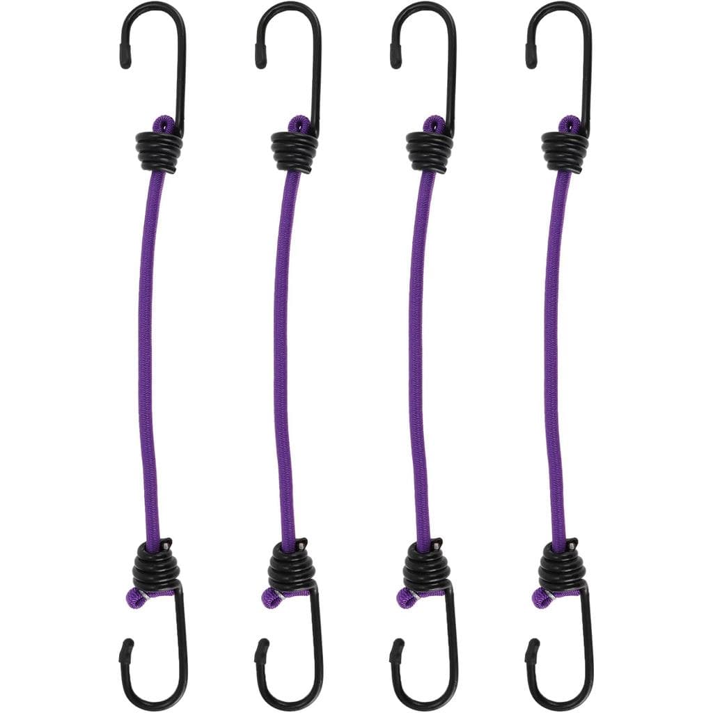 Cordas Elásticas com Ganchos de 30cm para Motocicletas, Reboques, Caminhões, Carga, Cordas Elásticas Ajustáveis com Five