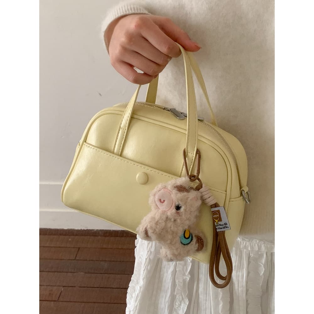 Dopamina Boston travesseiro saco feminino 2026 novo confortável portátil saco de boliche menina ombro saco do mensageiro