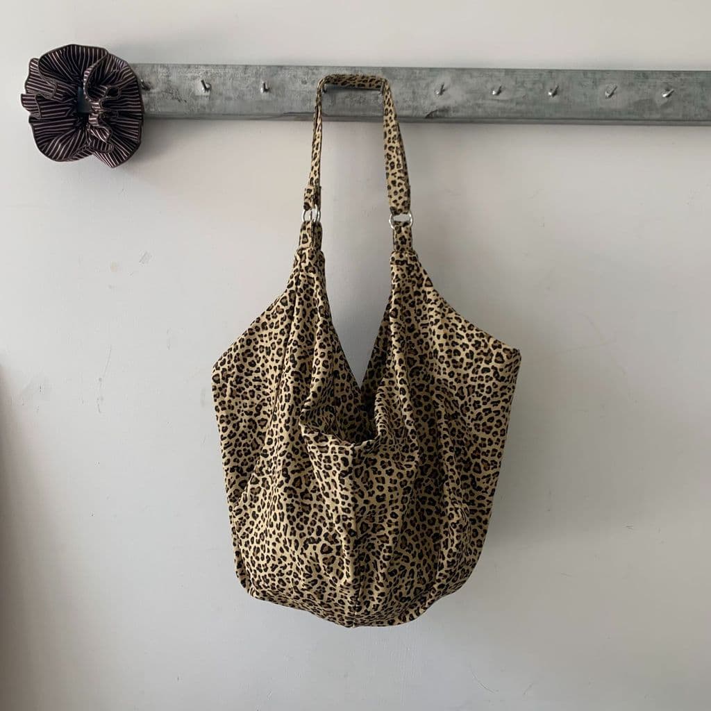 Japão japão coreia outono inverno leopardo impressão grande capacidade bolsa de ombro Diagonal Casual sacola moda zíper