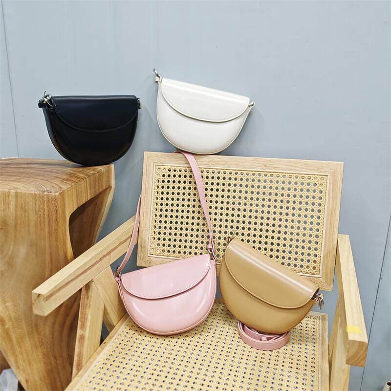 Bolsa bolsa feminina 2026 novo estilo de couro genuíno bolsa feminina sela saco ombro mensageiro saco feminino moda axil