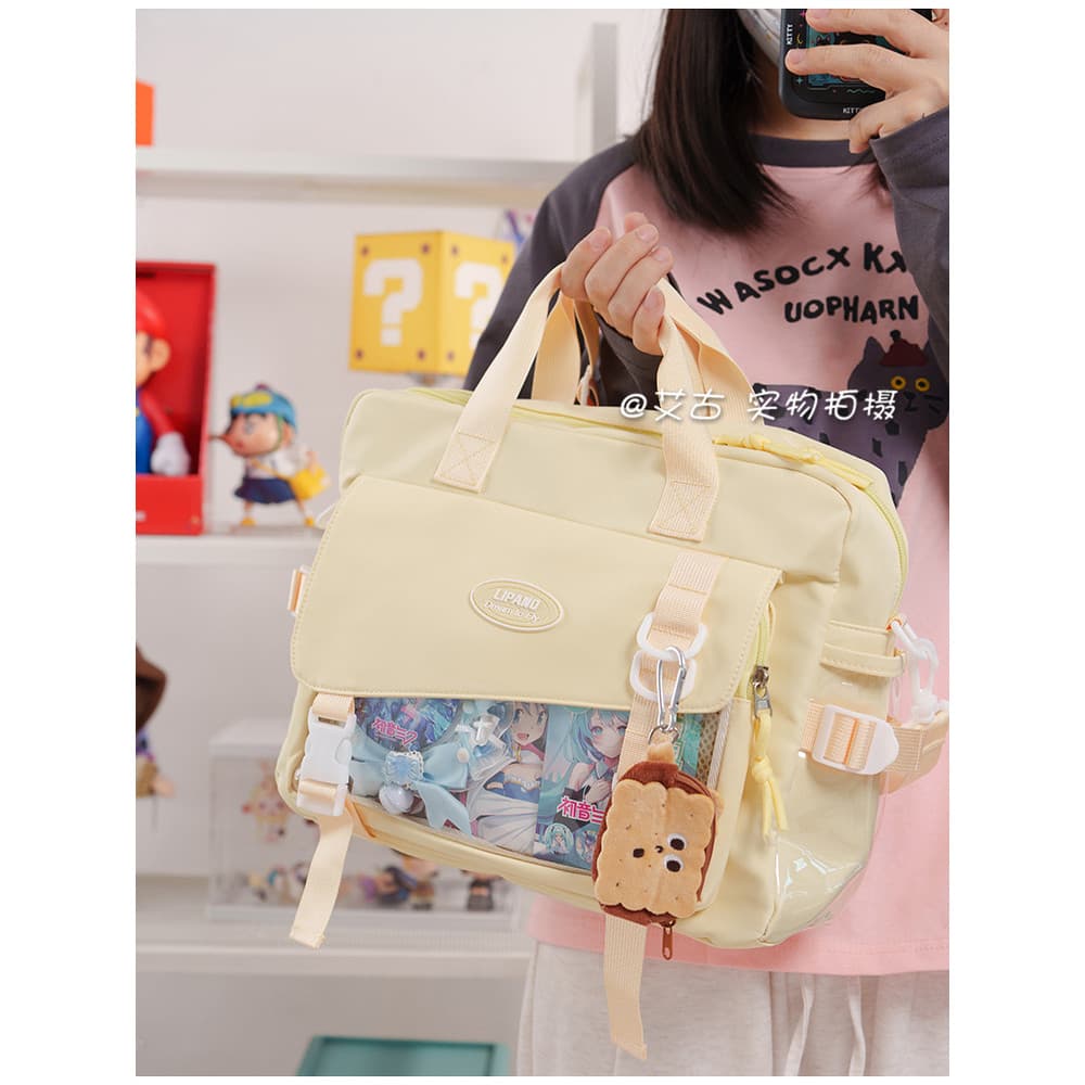 Estudante classe Tutorial saco estilo preguiçoso saco de escola bolsa barra japonês bidimensional dor saco feminino nich