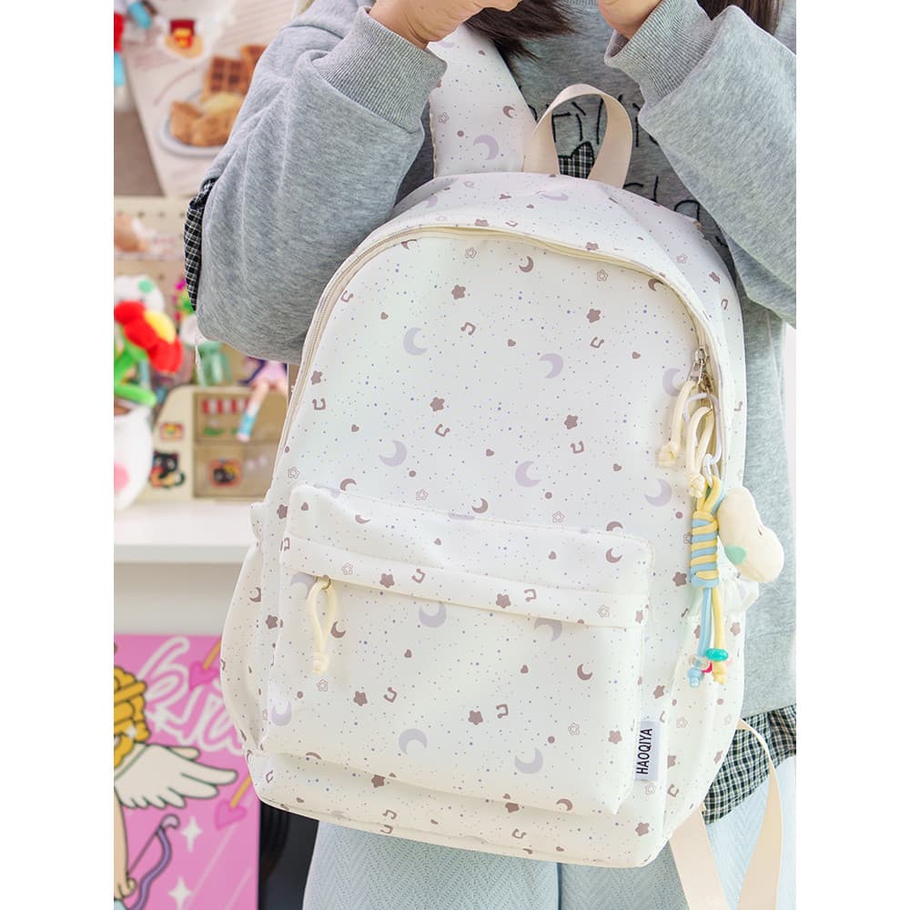 Nicho estilo japonês fresco ins impresso leve mochila bonito mochila júnior escola secundária meninas estudante mochila