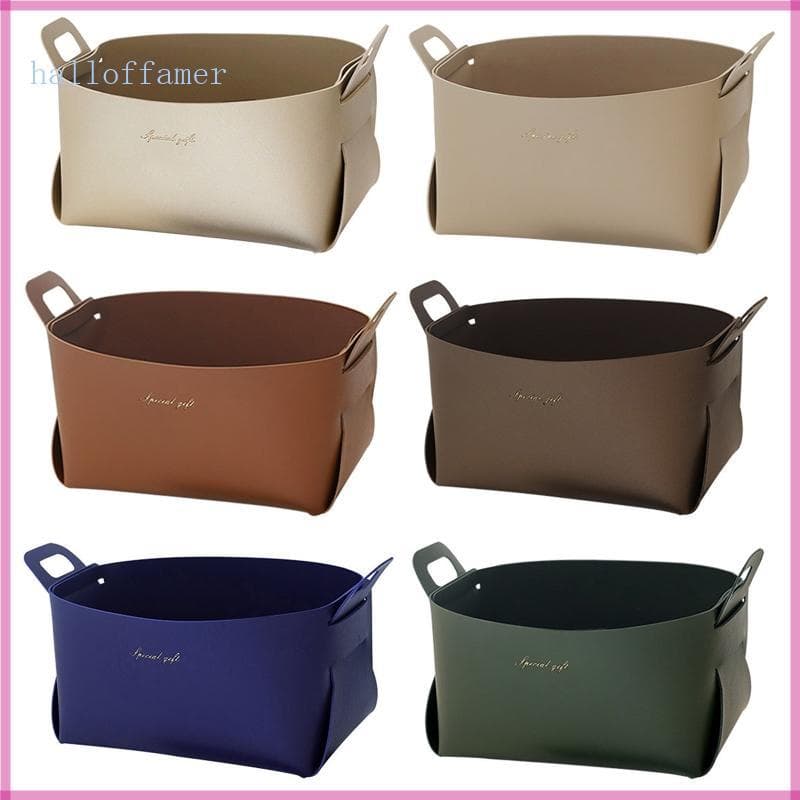 Halloffamer Organizador Mesa Alças Duplas Cesta Armazenamento Cosméticos Skincase Para Ca