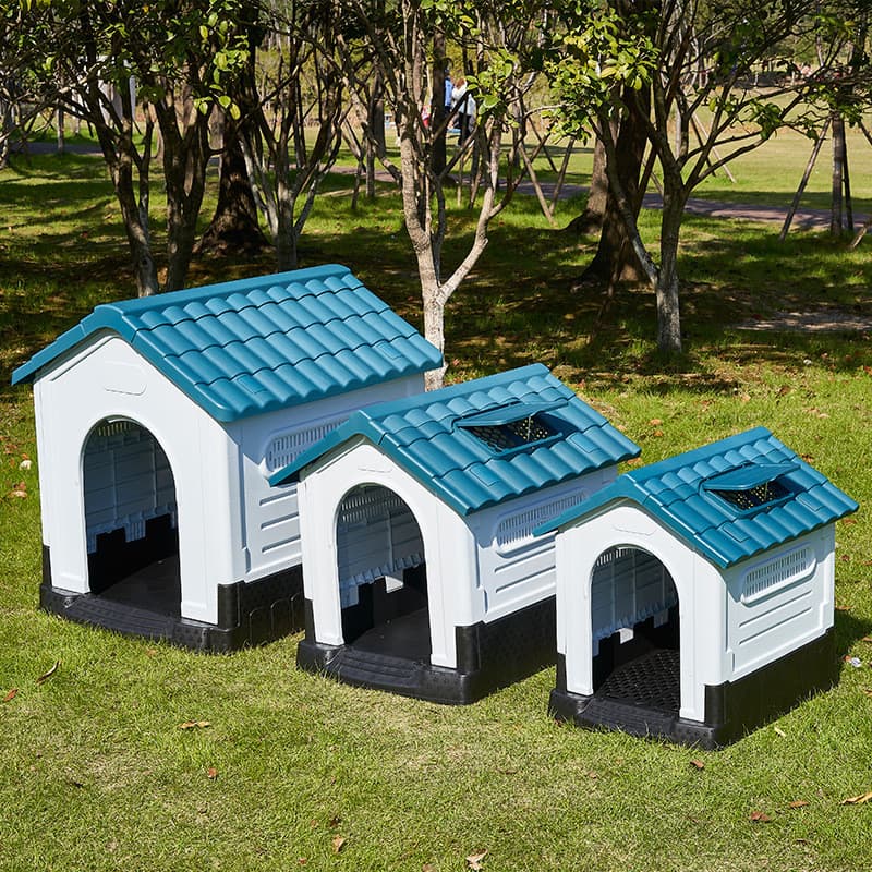 Casa de cachorro ao ar livre maca de gato maca de coelho casa de plástico para animais de estimação quatro estações cani