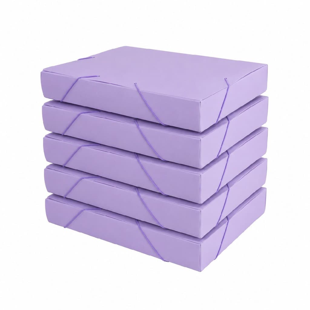 Pasta Aba Elastica Lombo 40mm Oficio Roxo Pastel ACP 10und