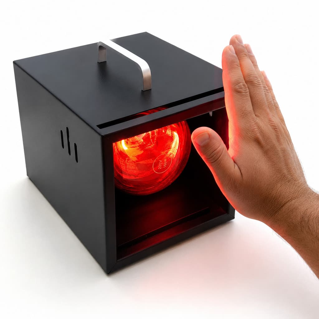 CAIXA DE CALOR PARA TESTAR PELÍCULAS DE INSULFILM SEM VIDRO 220V CAIXA DE DEMONSTRAÇÃO DE EFICIÊNCIA