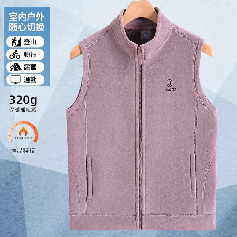 Oli velo gola alta com zíper colete outono inverno novo estilo colete de lã All-Ma