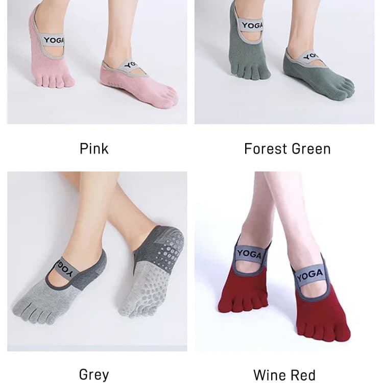 [Conforto Máximo] Perfect for Yoga/Meias de Dedos/Meias de Pilates/Unissex