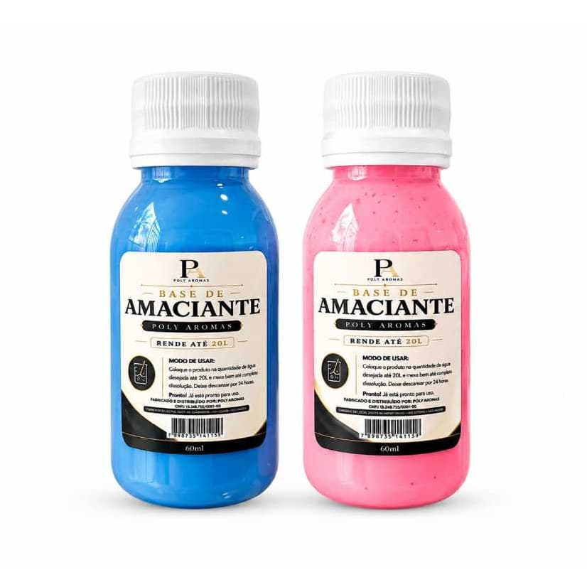 Base Amaciante Concentrada 60ml Faz Até 20 Litros