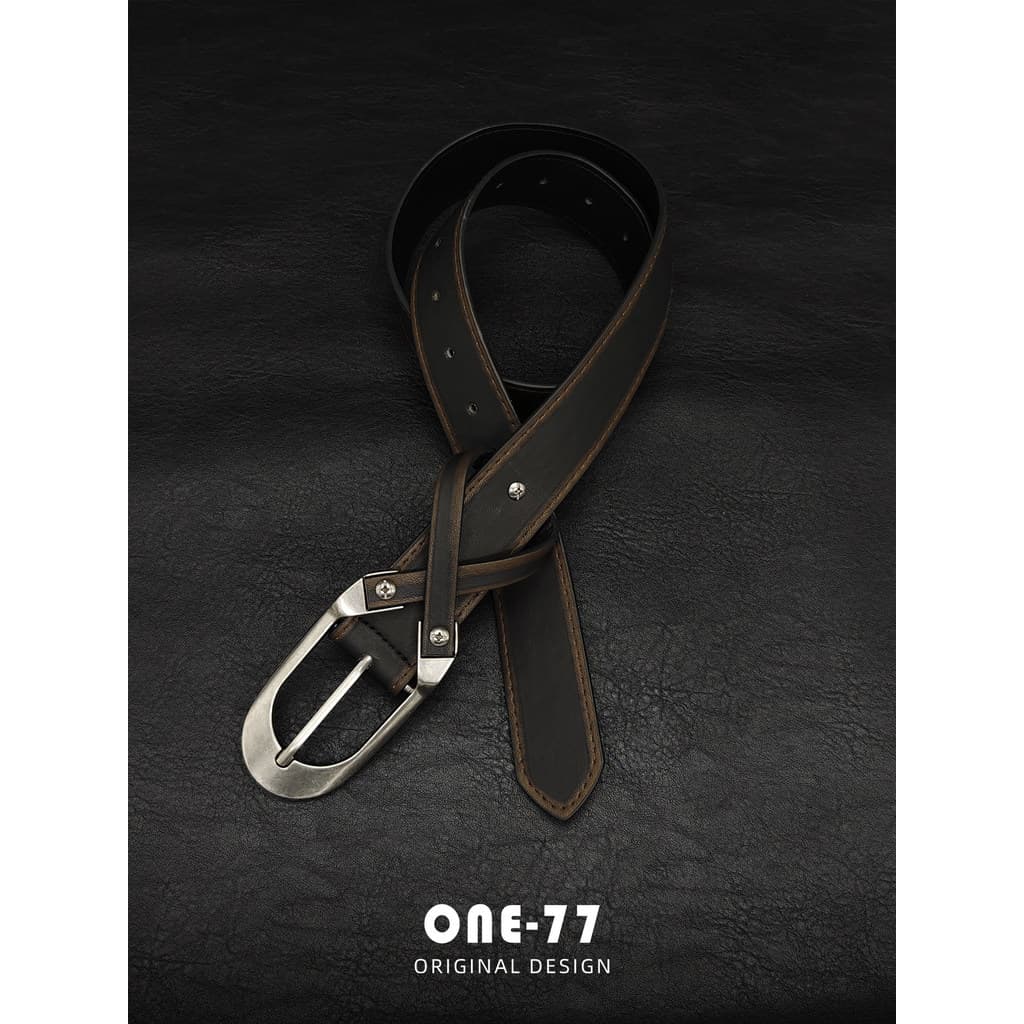 cinto country masculino cinto masculino masculino couro Cinto de cor de polimento estilo retrô americano unissex p