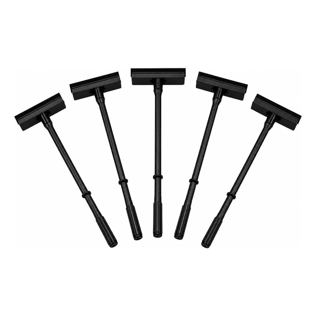 Kit 5 Rodo Limpador Vidros Janelas Carro Cabo 2 em 1 Multiuso