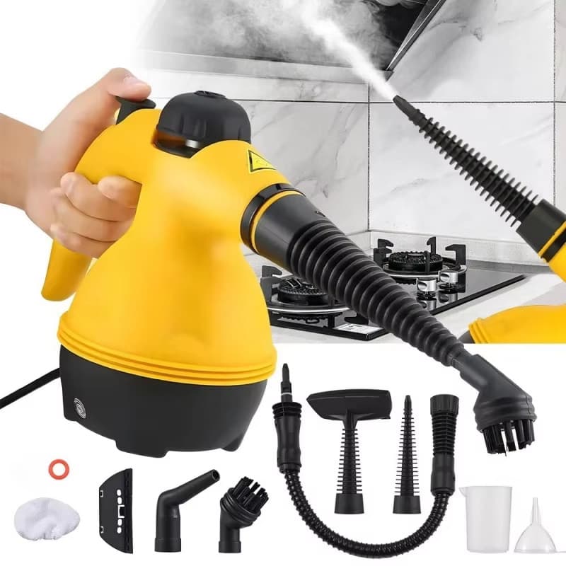 Limpador a Vapor Portátil Multiuso 110V para Casa – Alta Temperatura e Alta Pressão