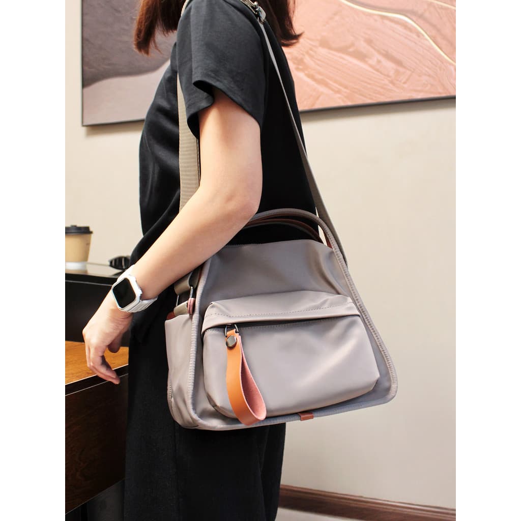 Novo High-End Oxford pano saco feminino leve All-Match grande capacidade saco do mensageiro simples bolsa de ombro à pro