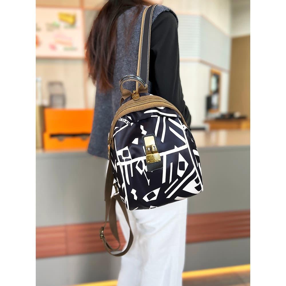 IFOXI mochila feminina leve moda 2026 novo estilo estilo chinês moda passeio Commuter mochila Retro pequeno saco