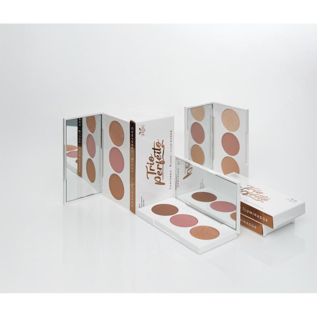 Paleta Trio Perfeito Contorno, Blush e Iluminador