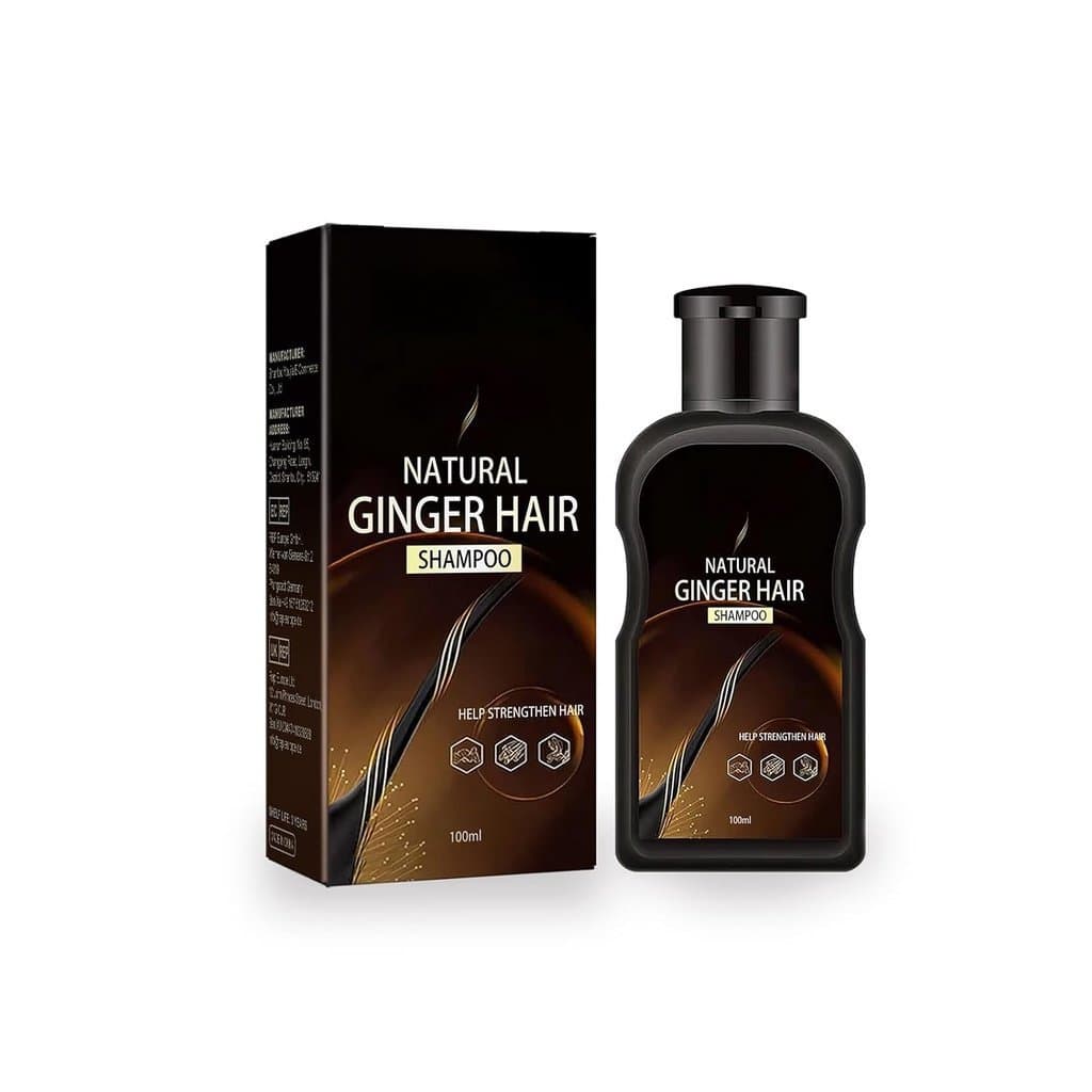 Shampoo para Cuidado Capilar: Limpeza Suave, Antiqueda, Fortificante para Cabelos Mais Grossos e Escuros (3PCS)