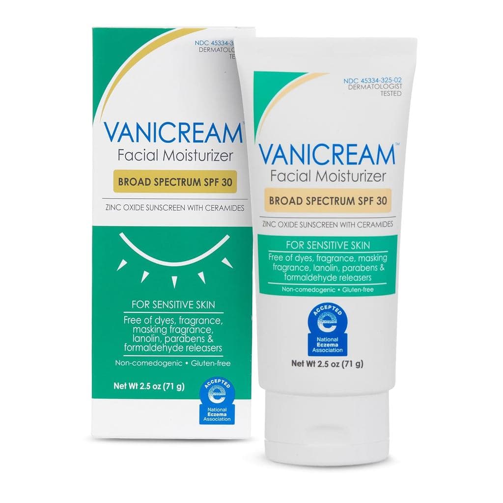Hidratante Facial Vanicream com Proteção Solar de Amplo Espectro SPF 30; 2,5 Fl. Oz. 0DUN