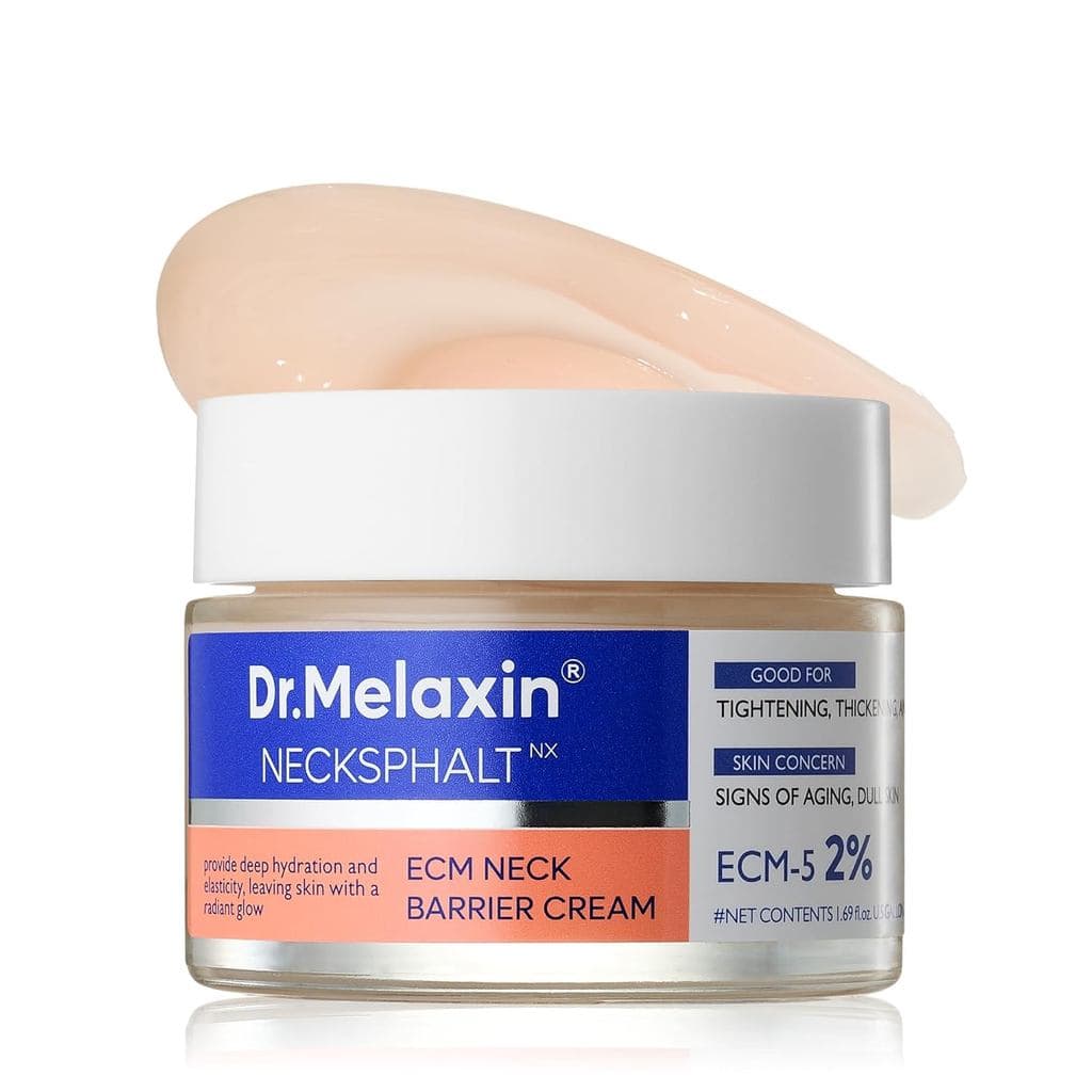 Creme Firmador para Pescoço Dr.Melaxin Necksphalt com ECM-5 20.000ppm, Creme Firmador e Lifting para Rugas e Pele Flácid