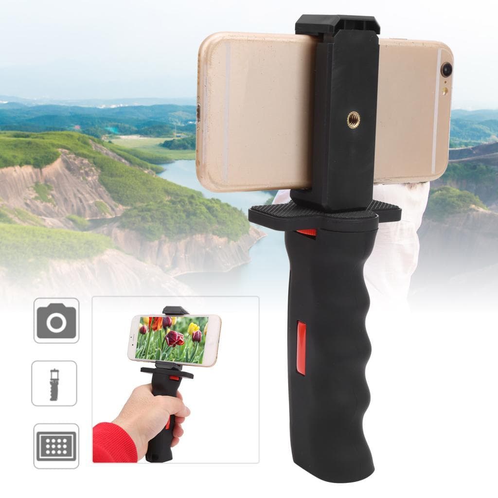 Lilystudio.br Suporte de montagem de alça estabilizadora de plástico para câmera com braçadeira para celular