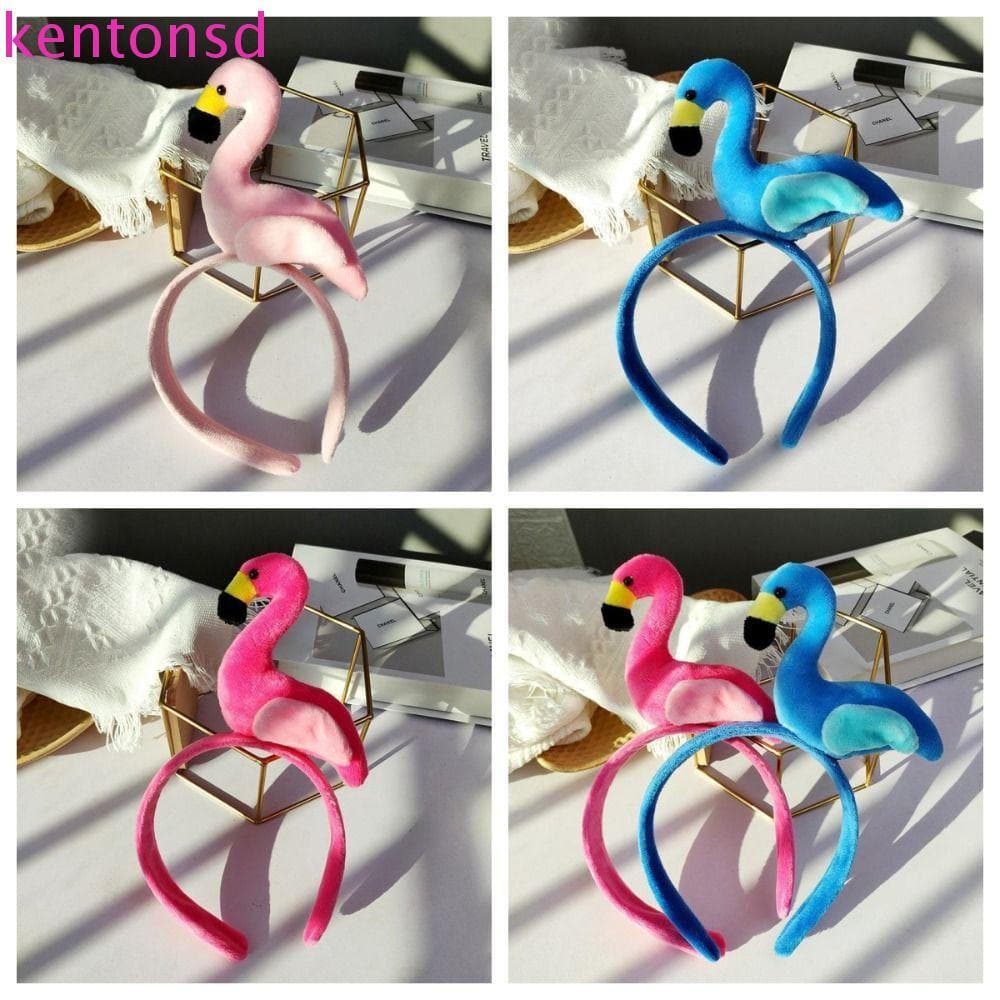 Argola De Cabelo De Animal KENTONSD , Faixa De Cabeça Flamingo Estilo Coreano Para Lavar O Rosto , Pelúcia