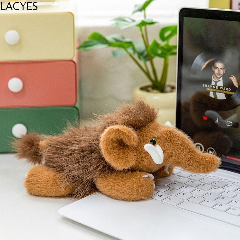 LACYES Simulação Mamute Brinquedos De Pelúcia , Animal PP Algodão Realista Brinquedo