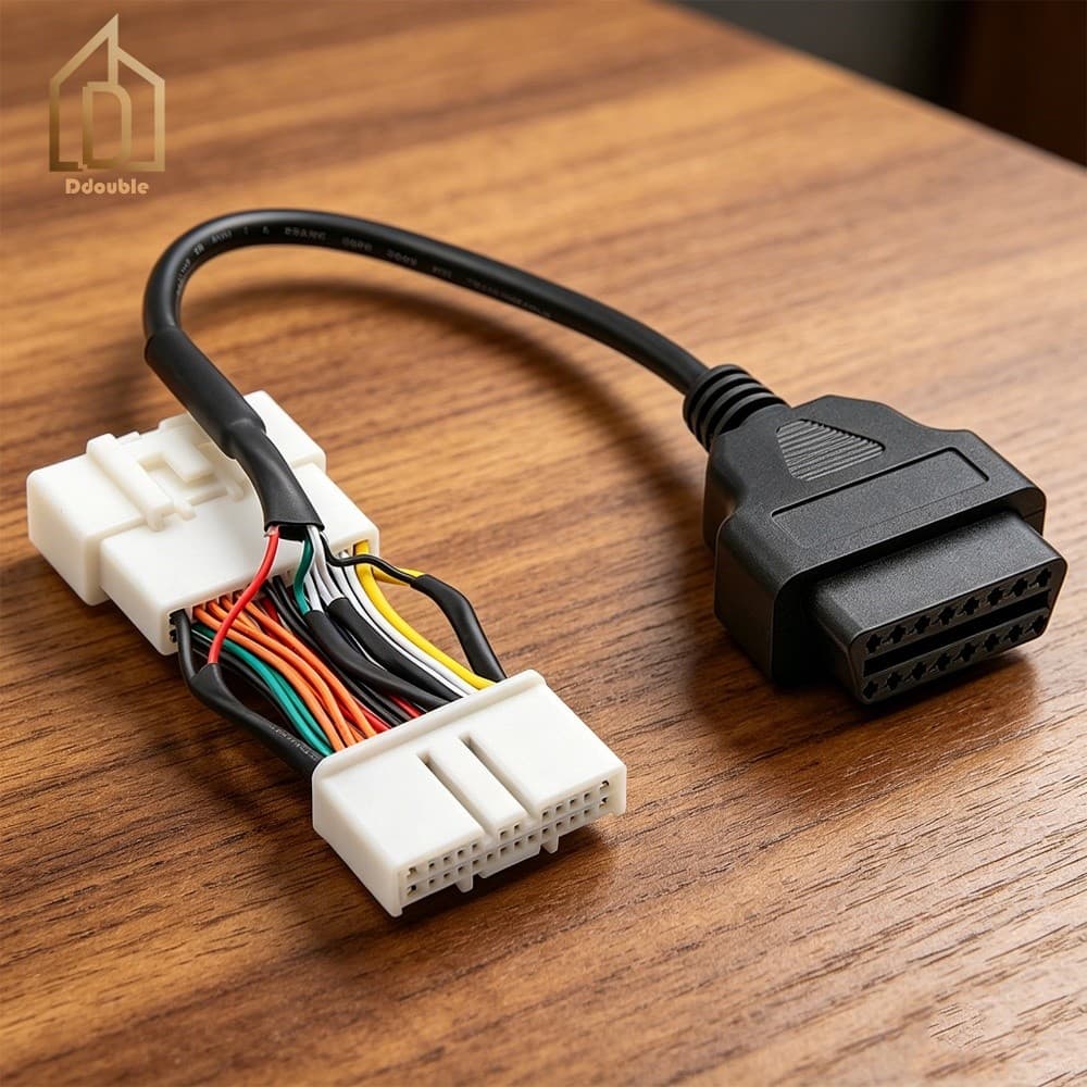 Tesla Model Y E 3 2019 Cabo De Diagnóstico Adaptador De 16 Pinos Para 26 Scanner OBD2 [Ddouble.br]