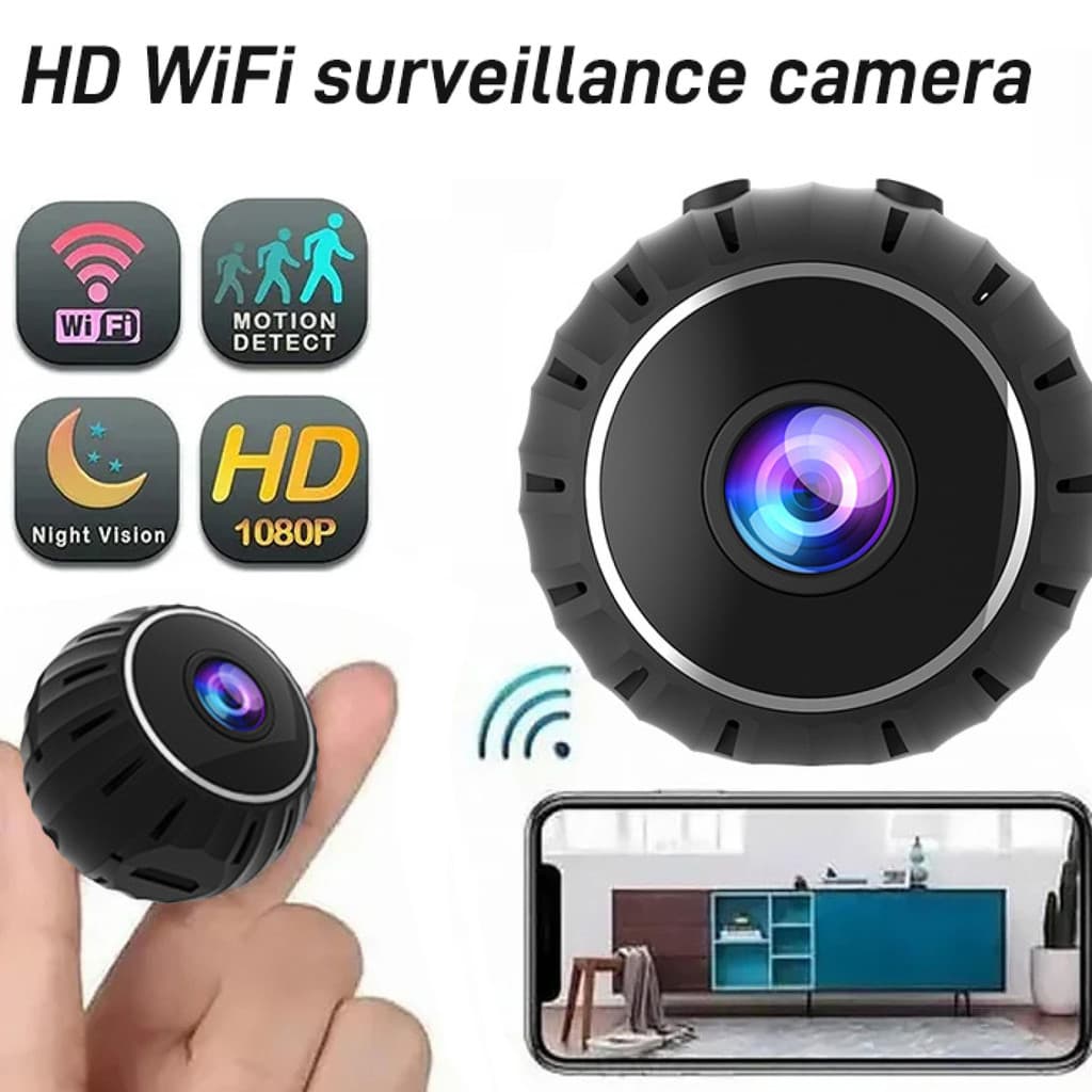 [Câmera Multifuncional] Mini Camera with Night Vision and Smart Video Recording Capabilities/Segurança/Resistente