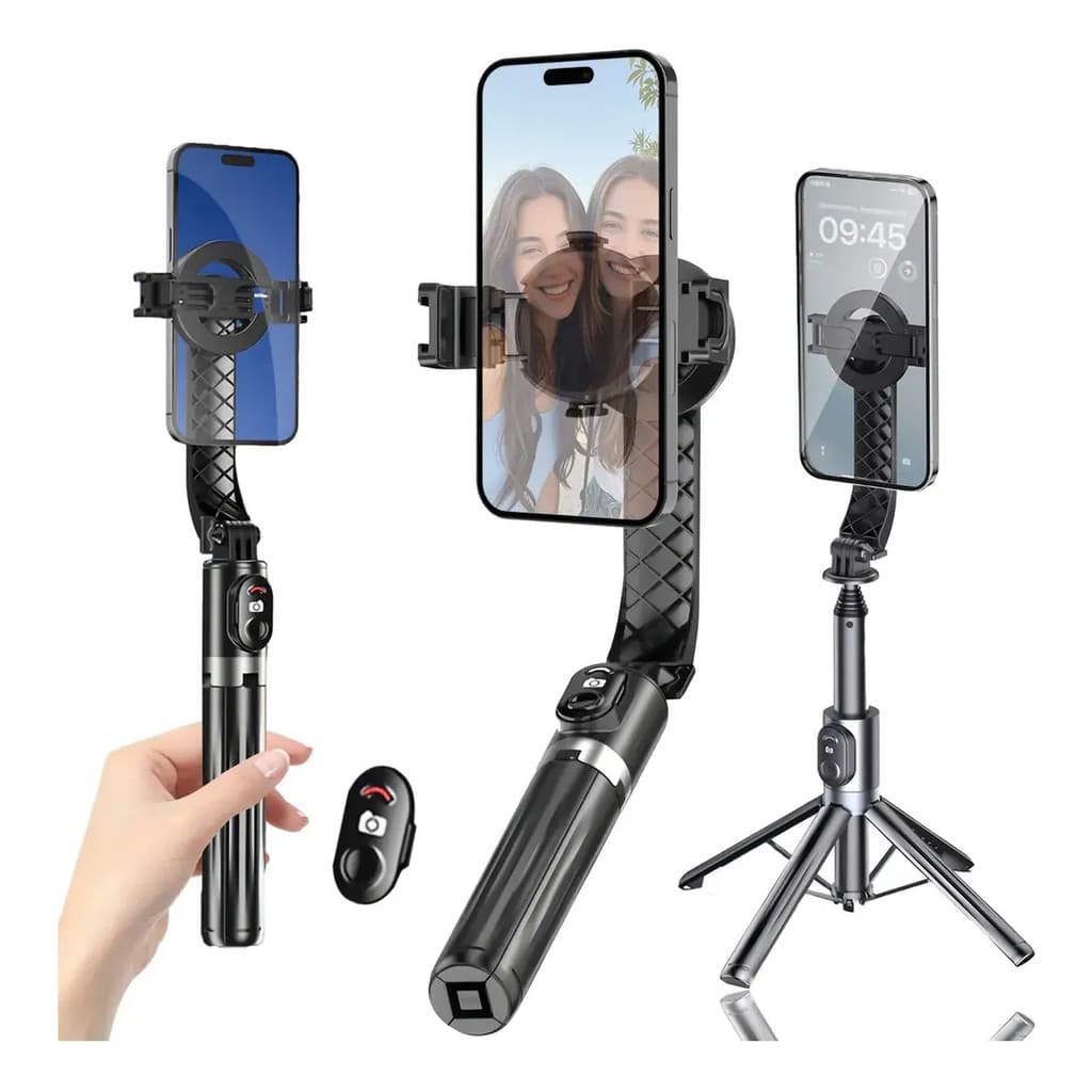 Bastão Selfie Tripé H'maston Zp27 139cm Magnético Com Controle Remoto