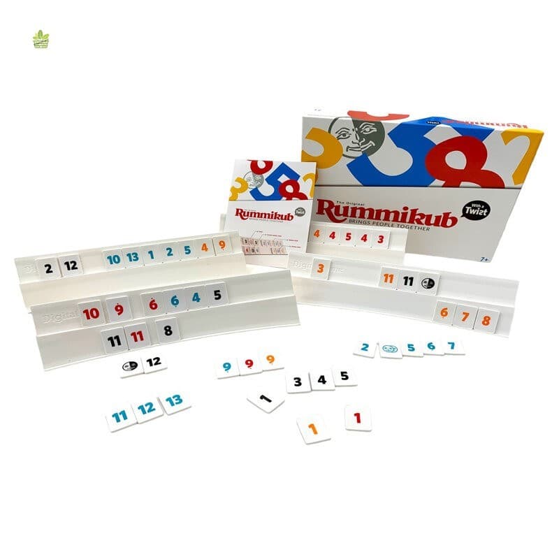 Jogo De Tabuleiro Rummikub-Torção Divertida Para A Família Todas As Idades