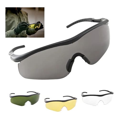 Óculos De Sol Ciclismo Bike Escuro Fume Ambar Amarelo Cor Da Armação Preto