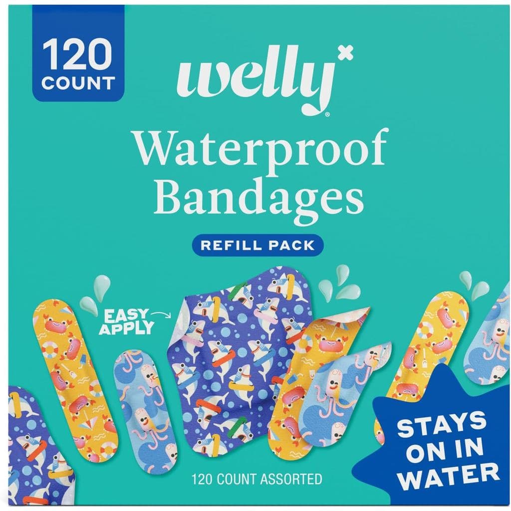 Wellybandageoceanfriendsrefilpack | Splashflexadesivoflexívelimpermeávelbandagems Padrões Variados De Formas E Areia Par