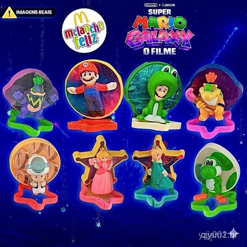 Galáxia do Super Mario |         Chaveiros Originais do McDonald's |         Edição Limitada 2026