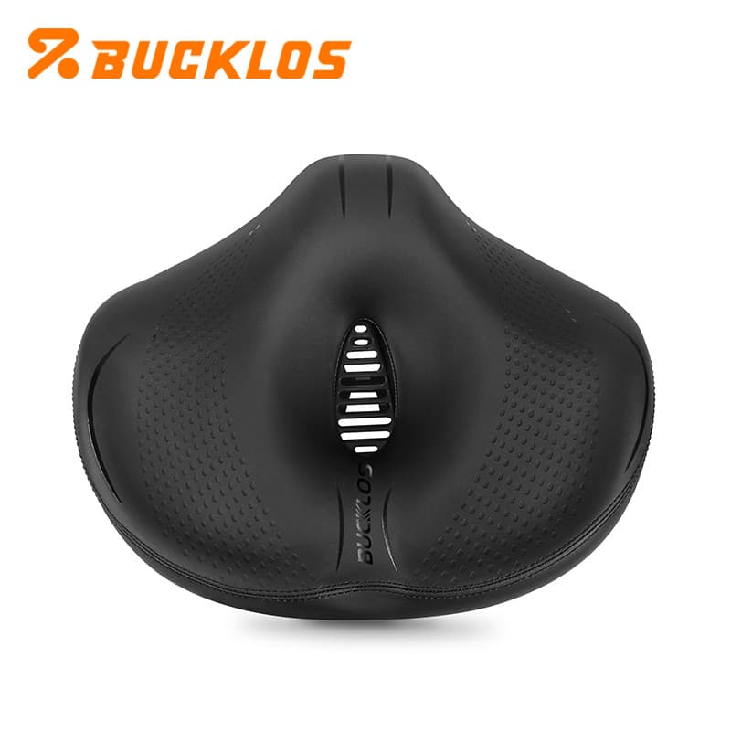 Bucklos Confortável Largo Sem Nariz Ciclismo Sela Respirável Absorção De Choque Assento Ergonômico Da Bicicleta Para MTB