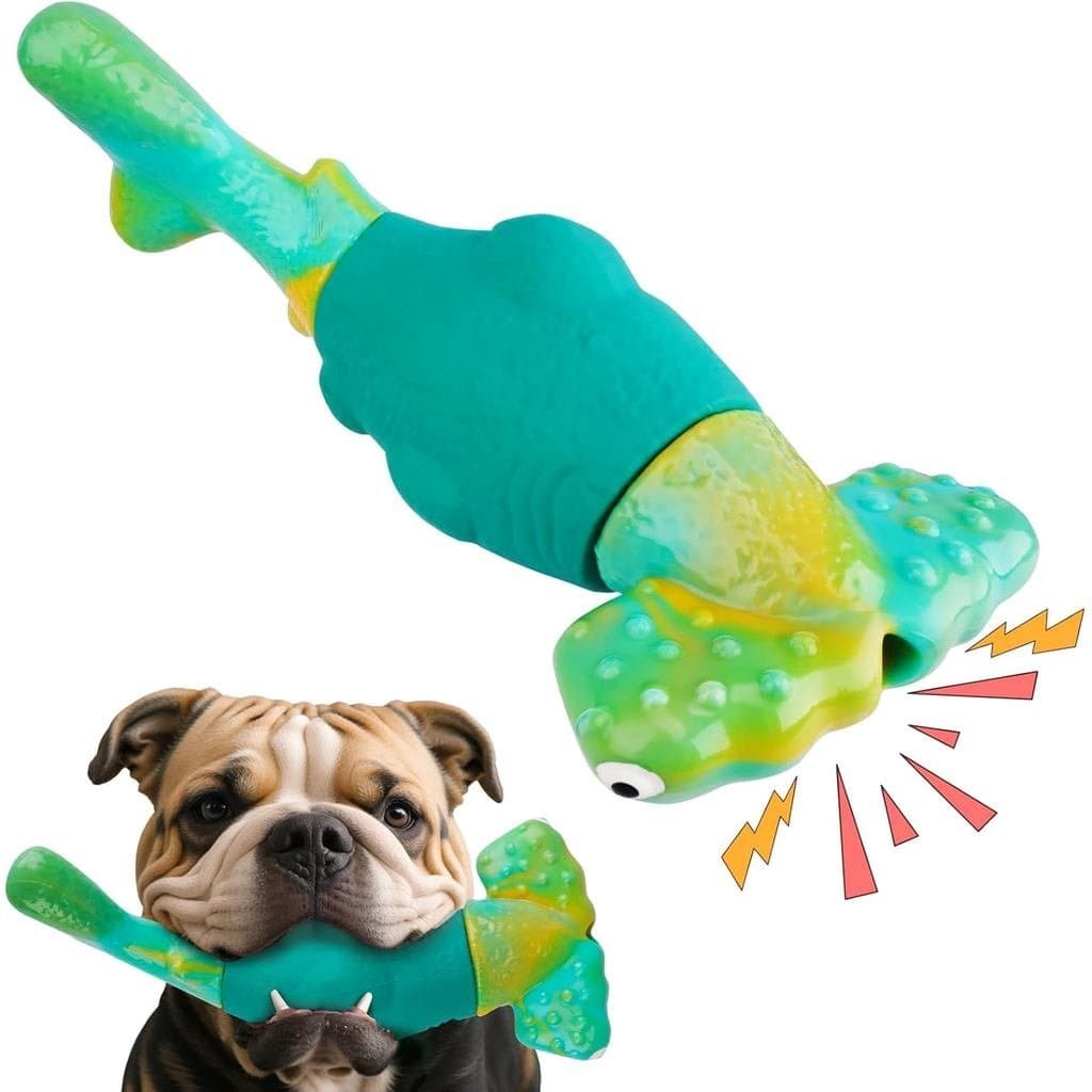 Brinquedos para Cães BIKIISEN para Mastigadores Agressivos, Brinquedos Interativos para Cães Grandes, Brinquedos com Som